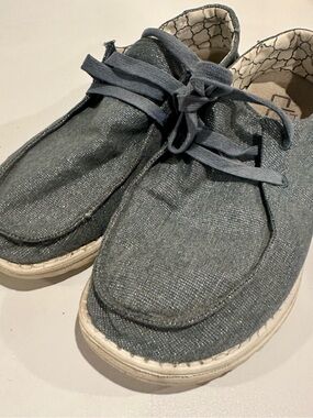 Hey Dude Gray Sparkle Slip-On Loafers